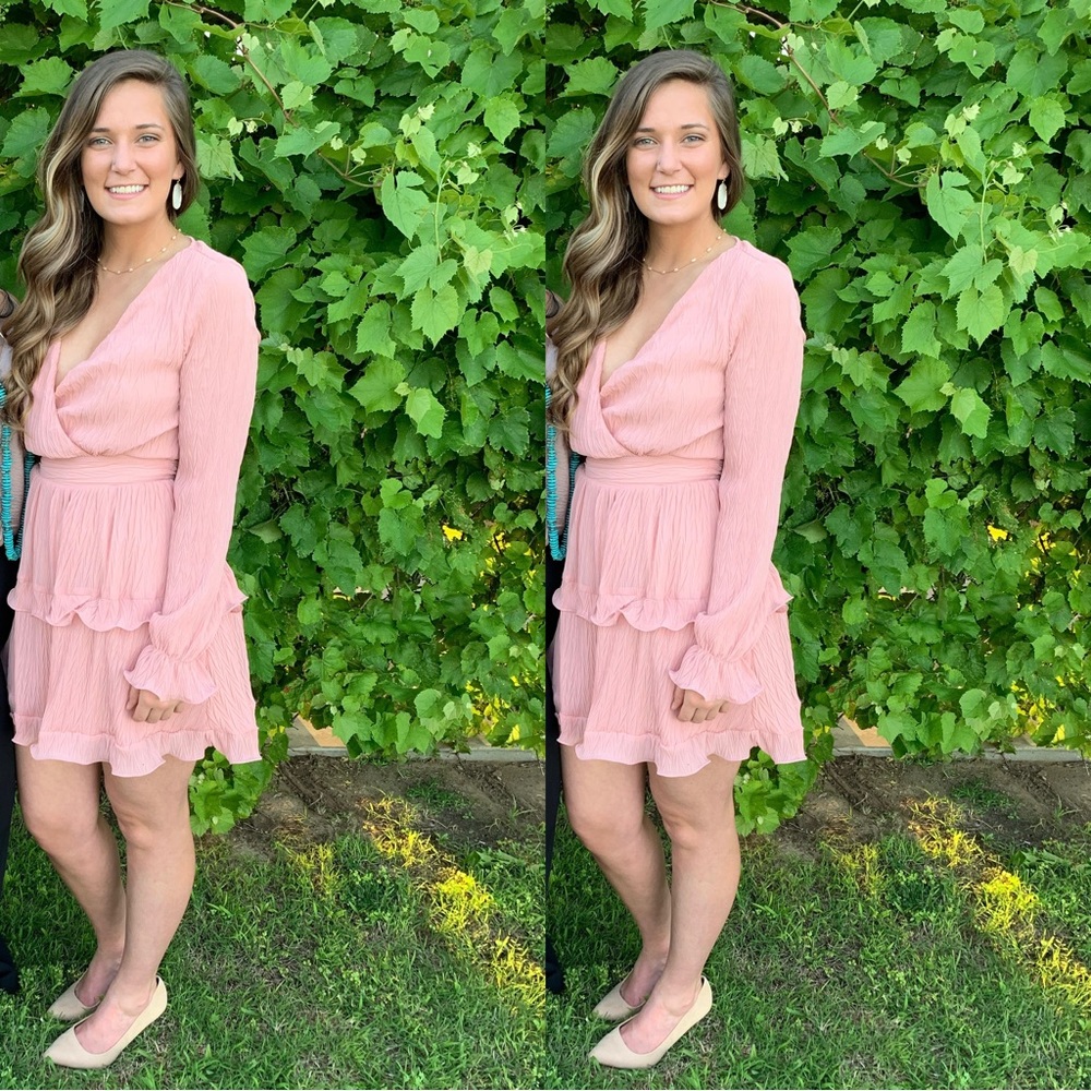 Coral Pink dress. Size small.